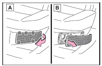 Schoonmaken van de ventilatieopening
