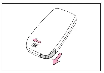 Batterij elektronische sleutel